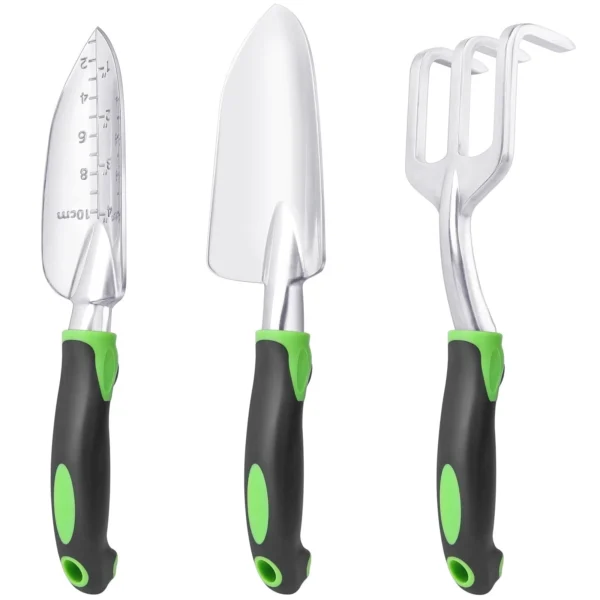 3 Pack Garden Tools Set with Ergonomic Handle