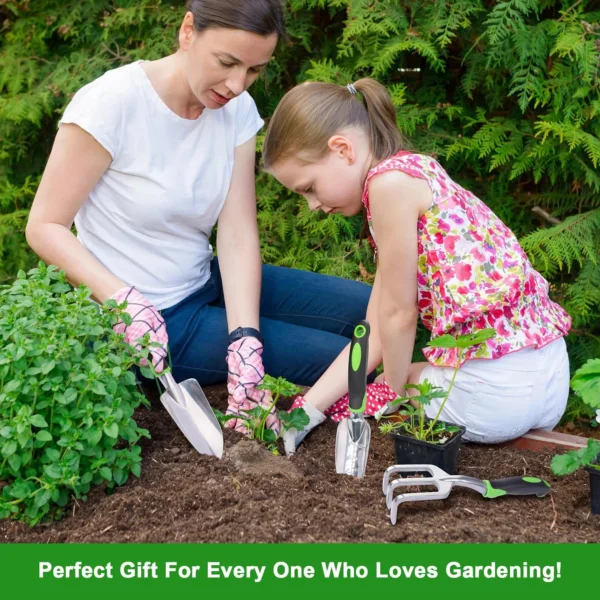 3 Pack Garden Tools Set with Ergonomic Handle - Image 2